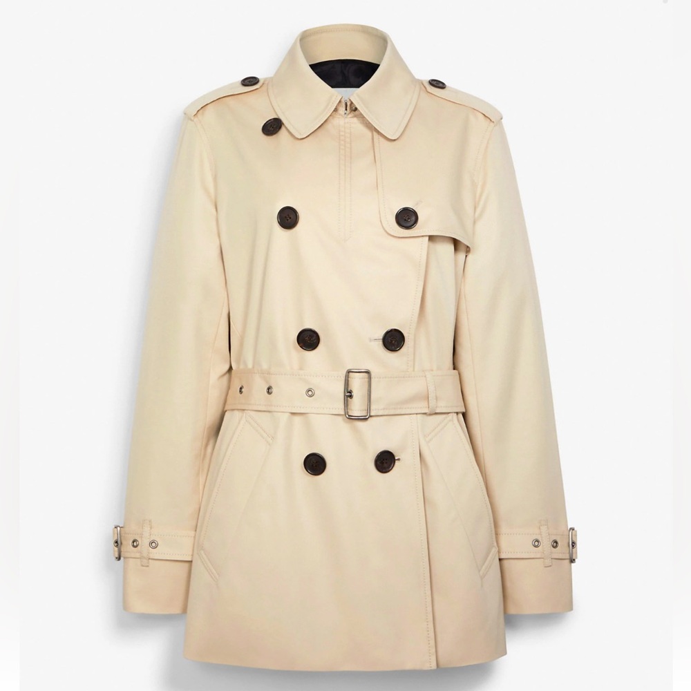 NWT Coach Solid Short Trench XS